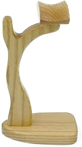 Headset Stand Headphone Stand Headset Holder Desktop Handmade Earphone Rack Game Table Accessories Multi-function Headphone Holder Simple Solid Wood Headset Stand Headphone Holder (Color : Oak)
