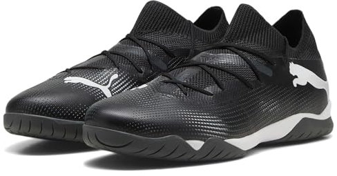 Puma, Men's, Future 7 Match It Soccer Cleats, Puma Black-Puma White, 12, Medium