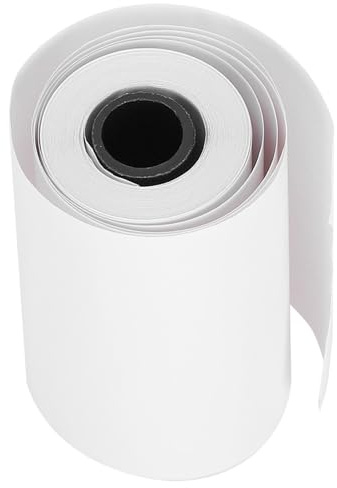 FLEXMAN 10 Stück 55 mm X 6 M Thermorollen, Premium Thermopapier Kassenrollen, Kassenrollen Thermorollen, POS Quittungspapier, Kreditkartenpapier, Portable Printer, Thermopapier