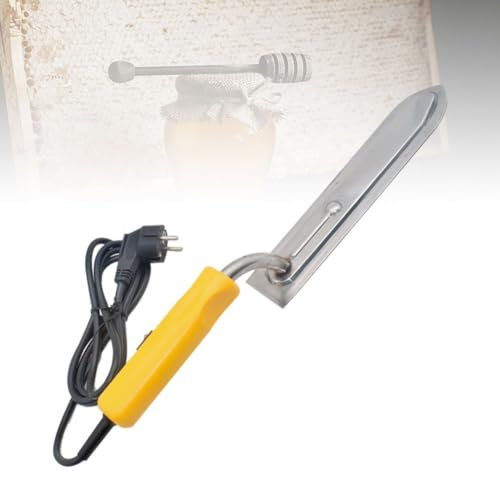 Danive Heißes Messer zum Entdeckeln von Honigwaben, elektrisch beheizter Honigschneider für Imker, Bienenzuchtwerkzeuge, Extraktionsausrüstung