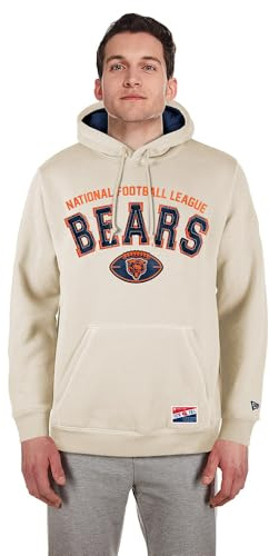 Chicago Bears unisex Nfl 3:e ner pullover med huva klassisk sten officiell lagfärg tröja med huva