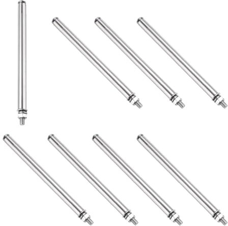 PATIKIL M6 x 150mm Bulloni Espansione, 8pz Bulloni Espansione in Acciaio Inossidabile 304 per Ancoraggio a Manica per Muro Cemento Mattoni Cartongesso Condizionatore d'Aria, Argento