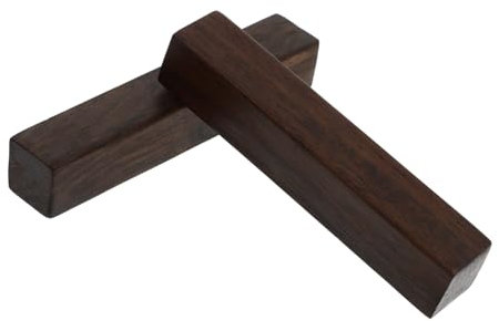 VILLCASE 4 Stück Holz Briefbeschwerer Briefbeschwerer Pinsel Malen Schreiben Briefbeschwerer Kunst Briefbeschwerer Kalligraphie Briefbeschwerer Tintenmalerei Briefbeschwerer