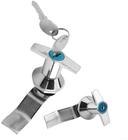 Serratura di sicurezza con maniglia a T con accesso a chiave, perfetta per ante di armadi e scatole di distribuzione