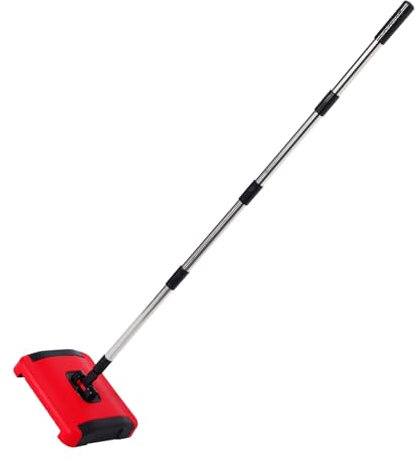 Garneck 1Juego Barredora Manual de Alfombras con Cepillo de Rodillo Eliminación Desechos de Mascotas Herramienta de Limpieza No Eléctrica Hogar y Oficina