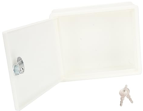 DIYEAH Boîte Aux Lettres Murale avec Serrure Type Bouteille De Lait Boîte Aux Lettres Extérieure Verrouillable