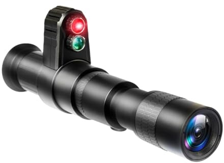Dispositivo de visión Nocturna Digital con cursor Cruce monocular, Dispositivo por Infrarrojos for Uso diurno y Nocturno, visualización Completa en Negro 500M Observación y Registro(A)