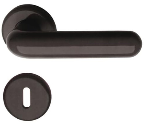 MANIGLIA PER PORTA IN NYLON CON ROSETTA 2360 (NERO)