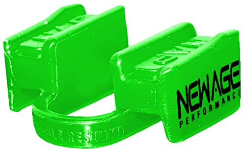 New Age Performance 6DS Weightlifting Mouthpiece, Increase Strength & Reps for Lifting, Powerlifting, Strongmen, Bodybuilding, Calisthenics, Workout Accessory, Fitness Gear (Lime Green)