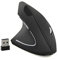 Mouse per mancini, ricaricabile, 2,4 G, wireless, ergonomico, verticale, con ricevitore USB, 6 pulsanti e 3 DPI regolabili 800/1200/1600, per computer portatile, PC, desktop (mano sinistra)