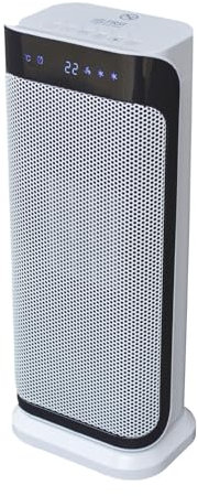 TZS First Austria Radiateur Soufflant 2000W ou 3000W, Chauffage d'Appoint, Générateur d'air Chaud/Froid, Noir et Blanc