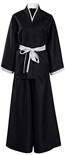 KoleGoe Womens Japanese Anime Traditional Kimono Cosplay Haori Hakama Set Edo Period Samurai Costume