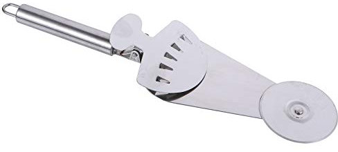 HEMOTON Tagliapizza in Acciaio Inossidabile Con Manico Ergonomico Utensile Multifunzionale Per Pizza Torte e Dolci Leggero e Facile Da Usare