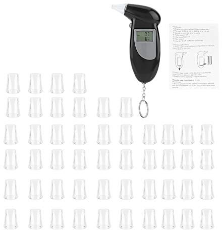 Headerbs Alkoholtester, Professioneller Alkoholtester, Tragbarer Atemalkoholtester, Digitaler LCD-Bildschirm Alkohol-Atemtester Schlüsselanhänger Atemanalysegerät(13 * 8 * 5 120.00)