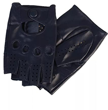 GEDASHU Motorradhandschuhe Halbfinger Fahren Damen Handschuhe Leder Fingerlose Handschuhe Damen Lederhandschuhe Schwarz