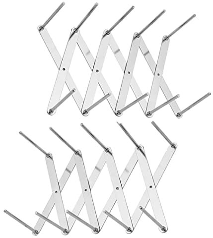 CHUANGOU 2 Stück Spareribs Halter aus Edelstah，Spareribs Holder，für KüChe, Backformen, Schest, Schrank, Grill.