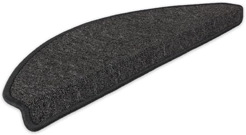 Kettelservice-Metzker Stufenmatten Ariston im Sonderformat 64/20cm Halbrund Anthrazit 14 Stück