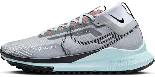 Nike Pegasus Trail 4 Gore-TEX Women's Waterproof Trail Running Shoes (DJ7929-005, Light Smoke Grey/Glacier Blue/Football Grey/Black) Size 8.5