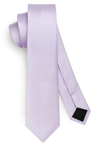 HISDERN Herren Krawatte Schmale Einfarbig Seide Krawatten für Herren Klassische Formelle Elegante Schlipse Hochzeit Party Business Krawatte 6cm