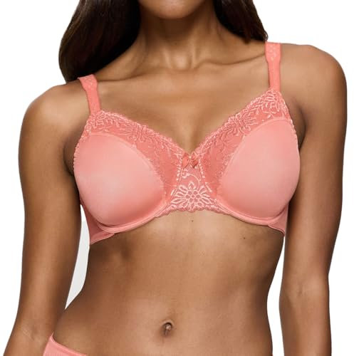 Triumph Womens Ladyform Soft Minimizer Bra, Cameo, 34D UK