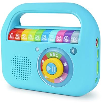 Schutzhülle kompatibel mit VTech Baby Mein erster Musik-Player, Silikonbezug kompatibel mit VTech Baby Mein erster Musik-Player, Blau