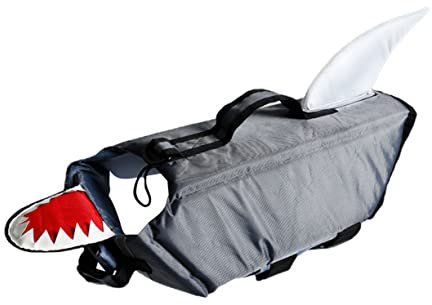 BESPORTBLE Haustier-Badeanzug Hund Schwimmanzug welpen schwimmweste Dackel Hunde schwimmweste schwimmwesten für Hunde Schwimmbekleidung für Hunde Hundeschwimmweste wasserdichtes Nylon Grey
