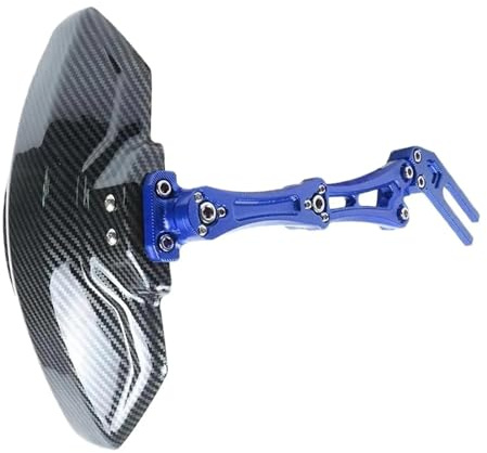 Moto Parafanghi Parafango Parafango Posteriore Per Ruota Posteriore In Lega Alluminio Imitazione Regolabile Universale Per Moto Paraspruzzi Da Motocross(Blue)
