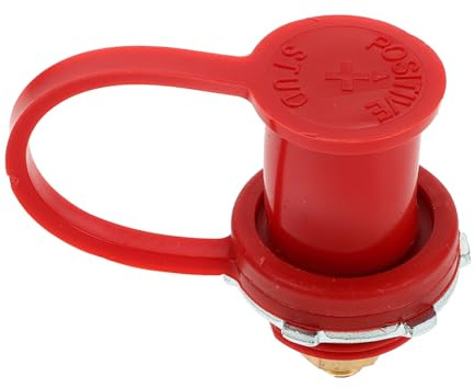 DINHEAROM Seitlicher Batteriepolbolzen 20mm Fernbatterieanschluss Ladegerät für Auto und Yacht mit Messing und Kunststoffmaterial für Effizientes Laden Reisen