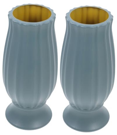 UKCOCO 2piezas Jarrón Funerario De Unidades Florero Cementerio Flores Artificiales Soporte Floral Decoración De Tumbas