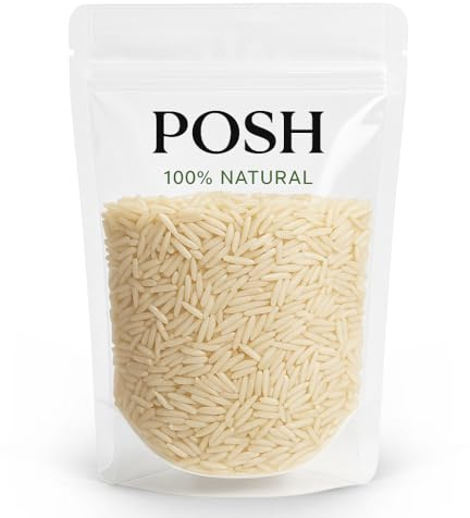 Riz basmati blanc 5 kg parfumé à grains longs prêt à cuire pour les plats asiatiques