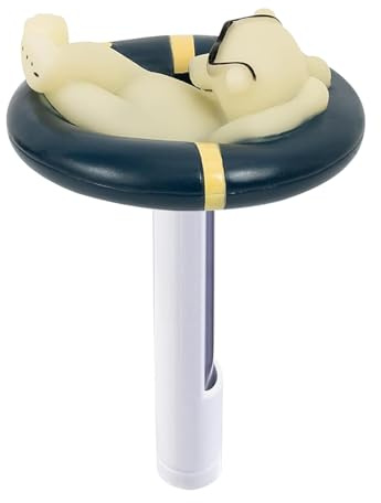 Tewzafiya Pool-Thermometer | Schwimmbad zur Überwachung der Temperatur des Wassers im Pool | Lustiges Werkzeug in Form eines Eisbärs für Seen, Spa, Aquarien und Whirlpools