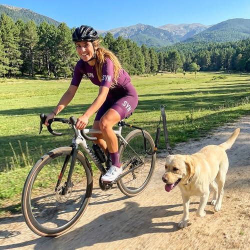 Artpet Guinzaglio Mani Bici Libere Per Cani- Bici Per Cani Al Guinzaglio Di 180°, Forte Assorbimento Degli Urti | Regolabile | Allenamento Jogging, Rimovibile&Ciclismo