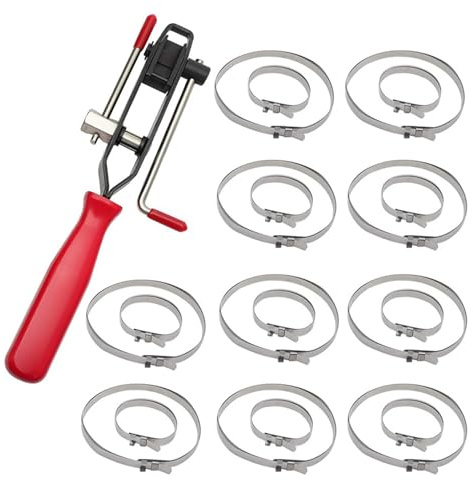 Hogvinnatil Colliers de Cardan pour ATV | Collier Réglable en Acier Inoxydable pour Joint Homocinétique - Kit de Serrage,Accessoires de Remplacement pour Mécaniciens Passionnés d'Automobiles Ateliers