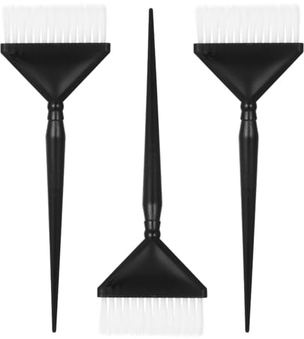 Hair Dye Brush, 3 Pcs Hair Color Brush Classic Color Brushes for Hairstylist Reusable Hair Dye Applicator for Women Men Home Salon Use DIY Tinting Tool
