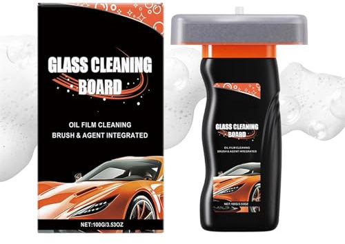 Cepillo de limpieza de película de, tablero limpiador de emulsión de ventana de 100 g, limpiador de película de de vidrio para automóvil, camión, conducción segura, elimina manchas
