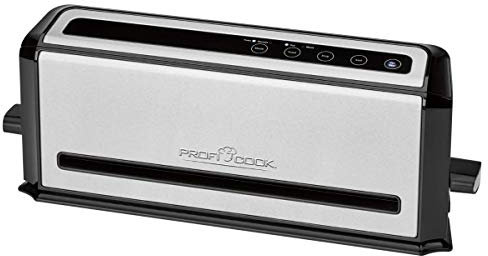 Profi Cook PC-VK 1133 - Macchina sottovuoto - Potenza di aspirazione 12 l/min - 110 Watt - Colore Argento
