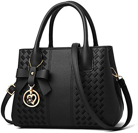 Jeniulet Purses and Handbags for Women Fashion Ladies PU Leather Top Handle Satchel Shoulder Tote Bags