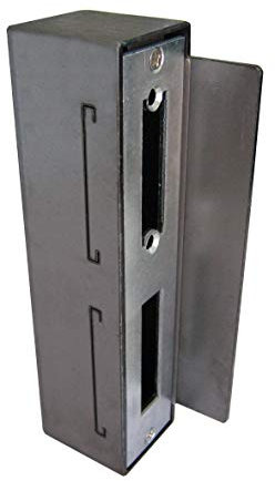 PMC Edelstahl + Stahl Kastenschloss 30 / 40 mm mit Profilzylinder, Schlosskasten (Gegenkasten Stahl St37-2, V2A 40 mm)