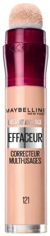 Maybelline New York - Instant Effaceur - Anti-cernes/Correcteur Fluide - Teinte : Miel Clair (121) - 6,8 ml