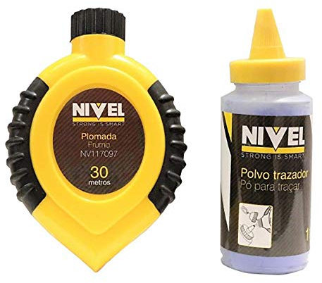 PLOMADA ALB. TRAZAD. 30MT/115GR CON COLO RANTE BIMAT NIVEL