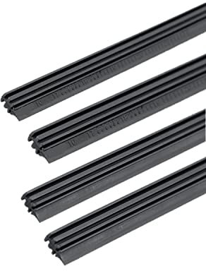 Tuokay 2 pezzi * 2 misure (650 mm/500 mm) Spazzole Tergicristallo Piatte Gomma Tergicristallo, per 2 Spazzole Tergicristallo Anteriori