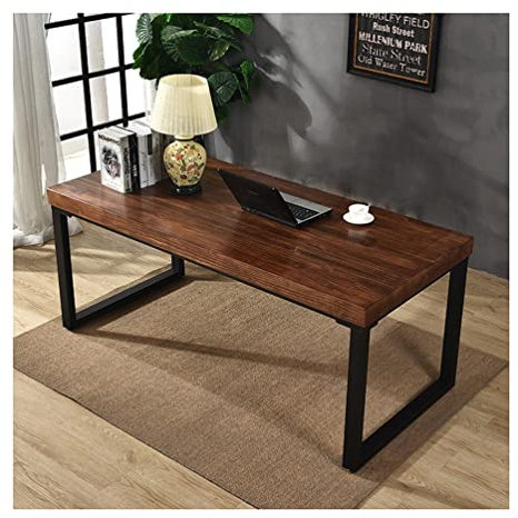 Computertisch Home-Office-Schreibtisch Aus Massivholz, 5CM-Tischspieltisch Aus Kiefernholz, Luxus-Besprechungstisch Im Besprechungsraum des Managerraums (Size : 220x80x75cm)