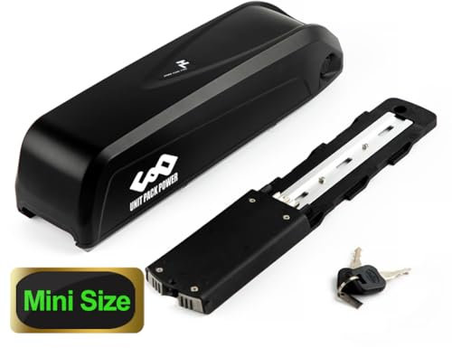UNIT PACK POWER 36V Batterie de vélo électrique pour 250W 350W 500W Bafang Mid Drive et Kit de Conversion Ebike de moyeu arrière Avant(36V 19.2Ah 0-500W)