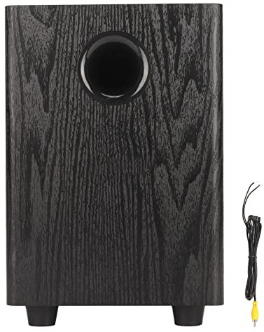 Subwoofer Passivo Ad Alta Potenza da 150 W, Domestico Con Base Macchina da 40 Mm, per Stereo Home Theater, 6,5 Pollici, Nero