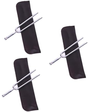 Healeved 3stücke Internationale Standard-stimmgabel Aus Stahl Praktisches Musik-instrument Mit Robustem Gehäuse Für Präzises Tuning Von Saiteninstrumenten Für Musiker Und Lehrer