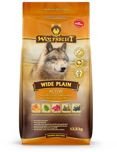 Wolfsblut Wild Duck Active Trockenfutter mit Entenfleisch und Kartoffeln für aktive Hunde