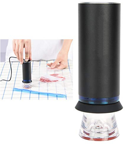 Sellador De Vacío Eléctrico Bomba De Aire De Almacenamiento Envasado Al Vacío De Alimentos Mini Sellador Al Vacío Para Preservar La Frescura Sellador De Vacío Alimentado Por USB Bomba De Aire Versátil