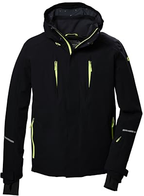 Killtec Herren Kow 26 Mn Jckt Skijacke/Funktionsjacke mit Kapuze, Unterarmventilation und Schneefang