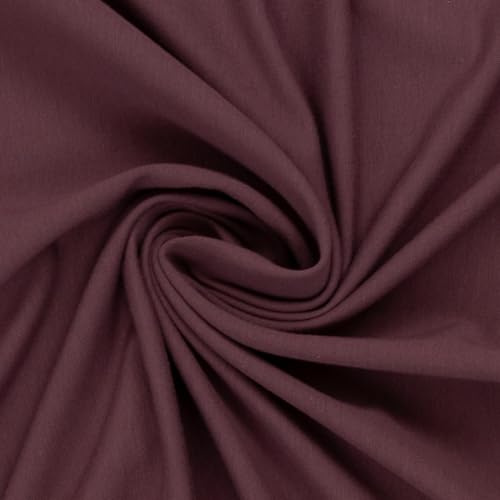 Sweatstoff EIKE von Swafing, angeraut, OEKO-TEX Standard 100, (50cm x 155cm) (436 altrosa), 082321