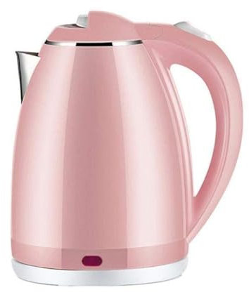 MGHRUE Bollitore Elettrico Spegnimento Automatico Domestico Grande capacità 24 Ore Isolamento 1500W Isolamento Integrato Acciaio Inossidabile,Rosa